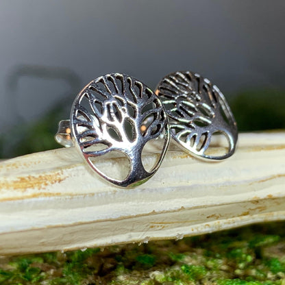 Tanya Tree of Life Stud Earrings