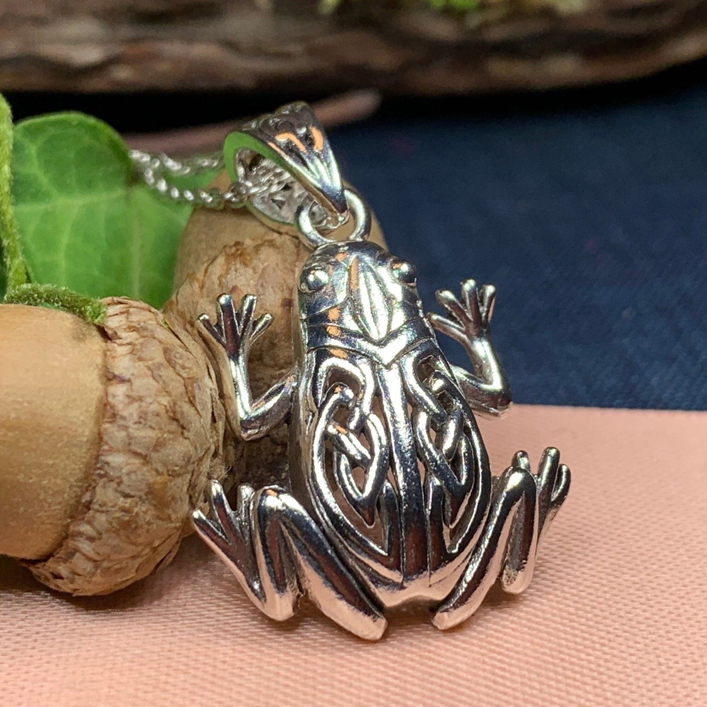 Celtic Frog Necklace