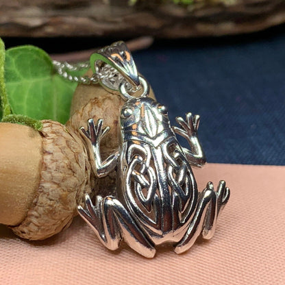 Celtic Frog Necklace
