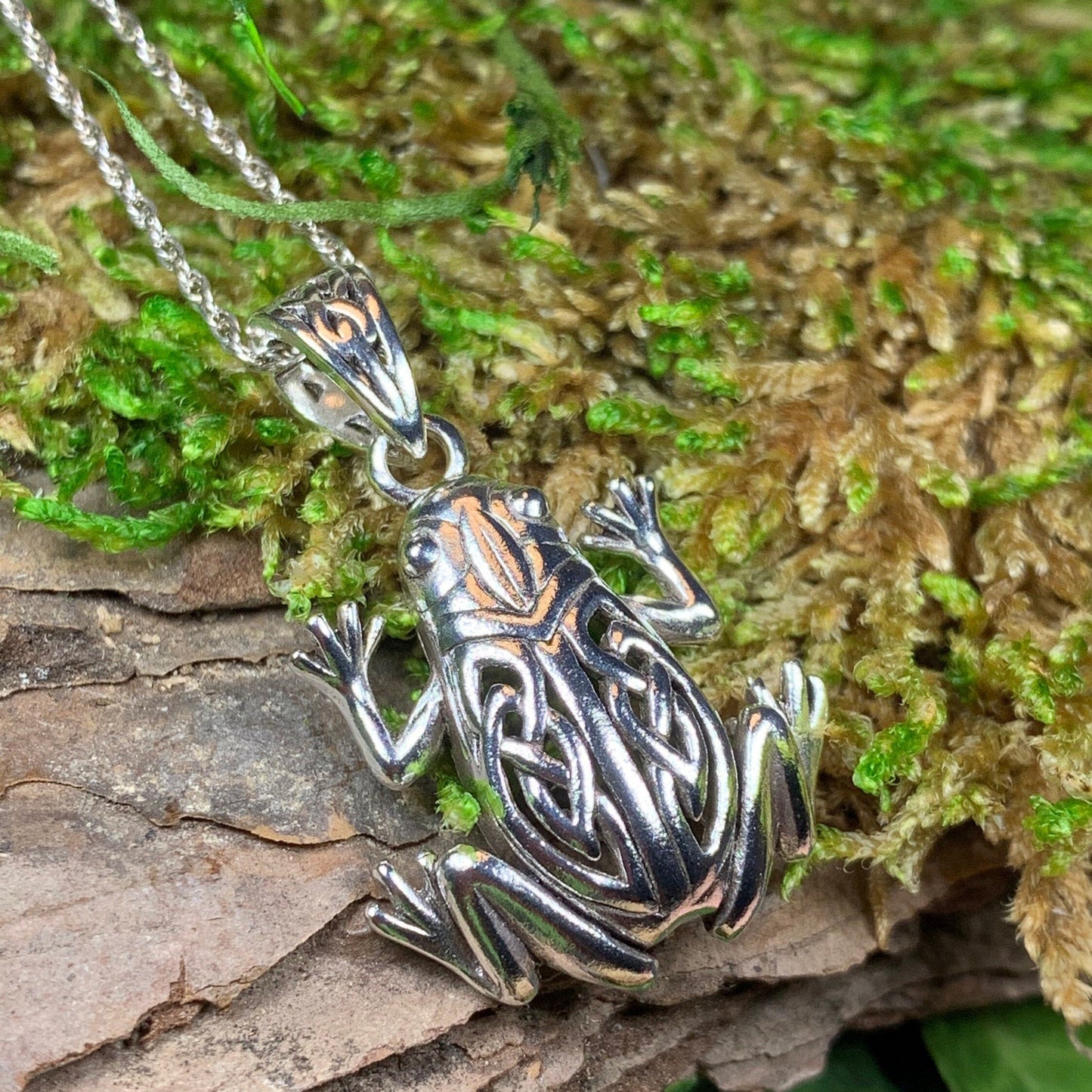 Celtic Frog Necklace