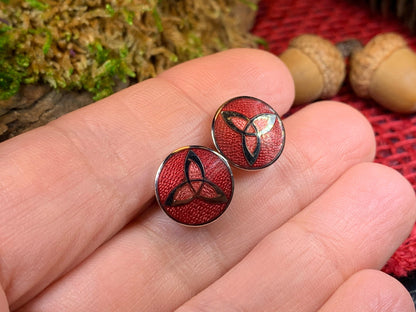 Trinity Knot Stud Earrings