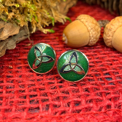 Trinity Knot Stud Earrings