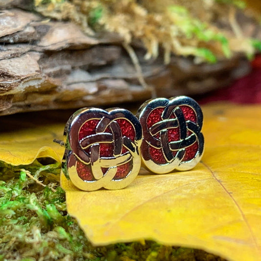 Dara Knot Stud Earrings