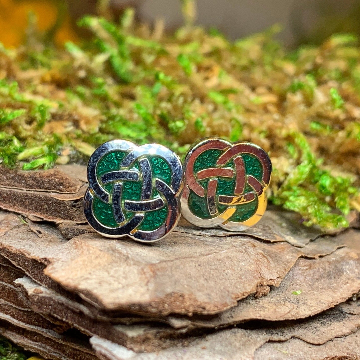 Dara Knot Stud Earrings