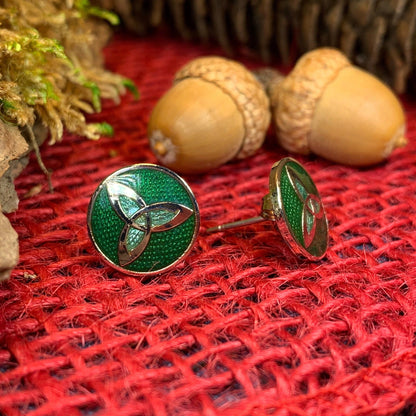 Trinity Knot Stud Earrings