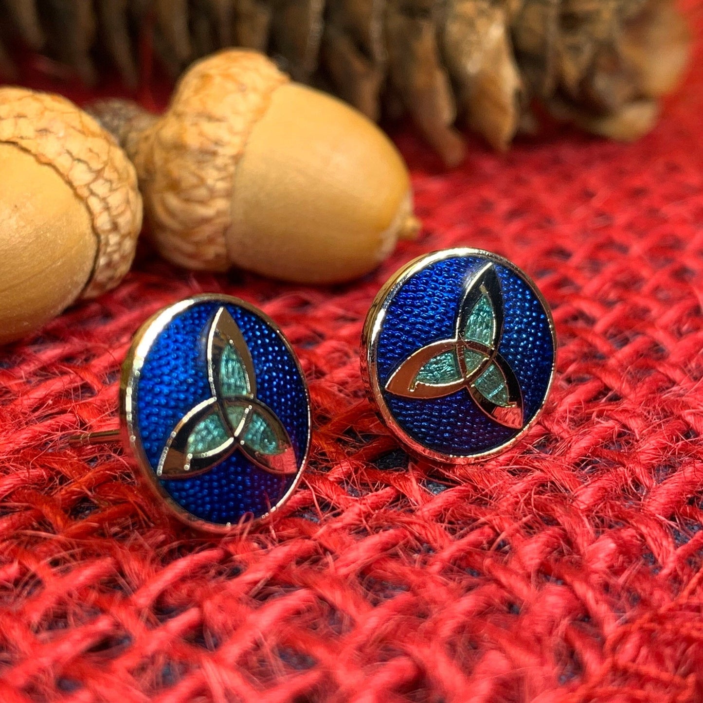 Trinity Knot Stud Earrings