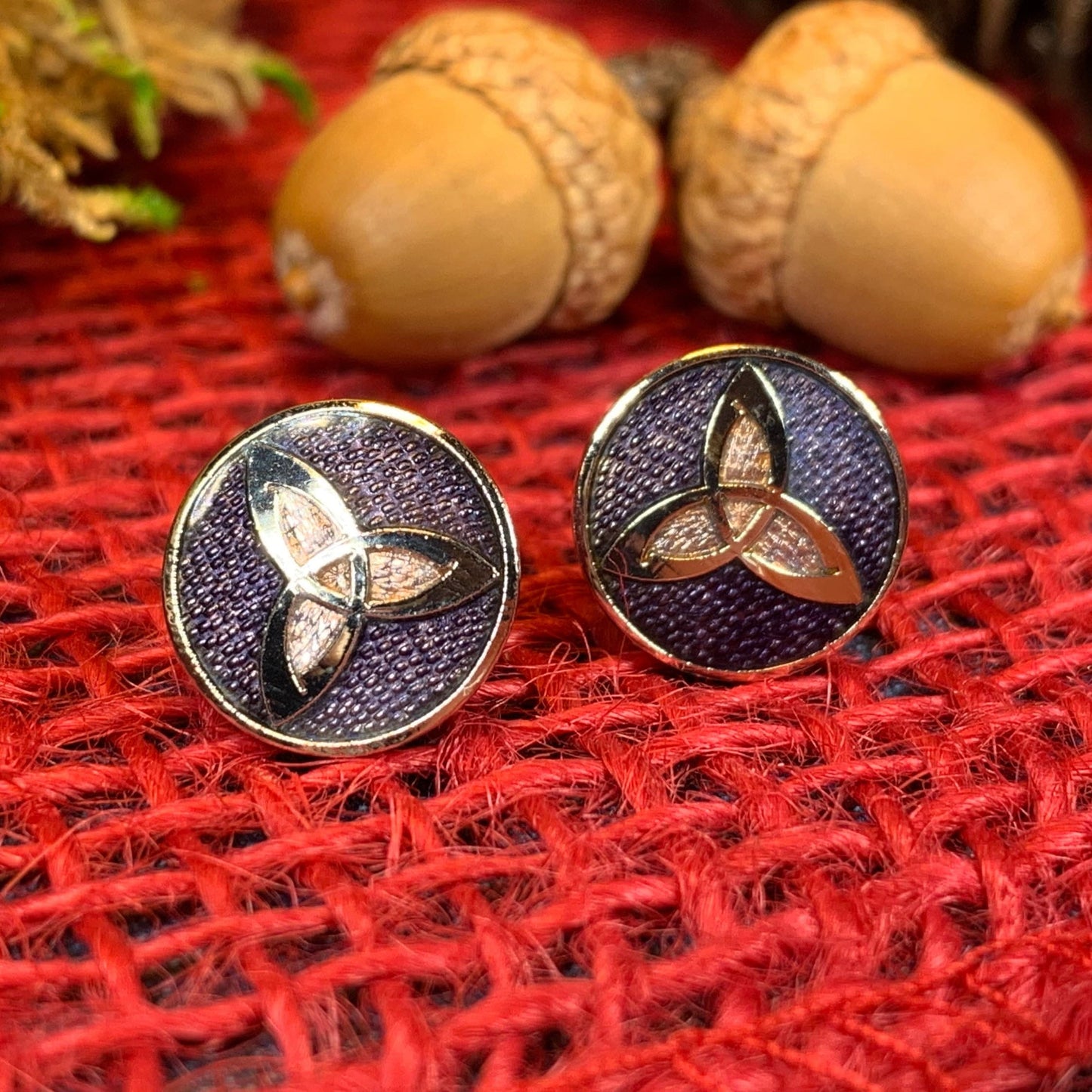 Trinity Knot Stud Earrings