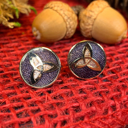 Trinity Knot Stud Earrings