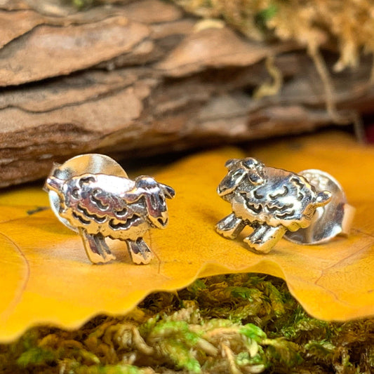 Irish Sheep Post Earrings