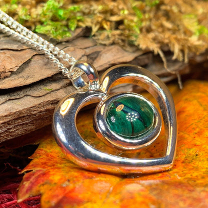 Heathergems Open Heart Necklace