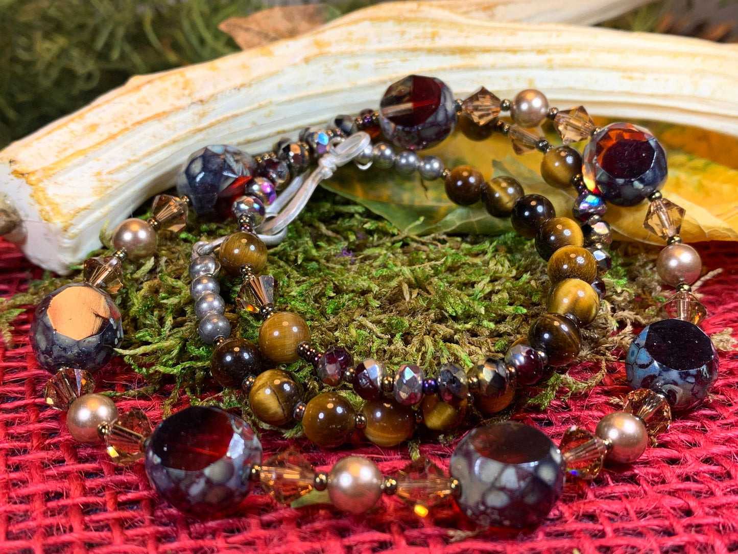 Highland Sunset Tiger's Eye Necklace