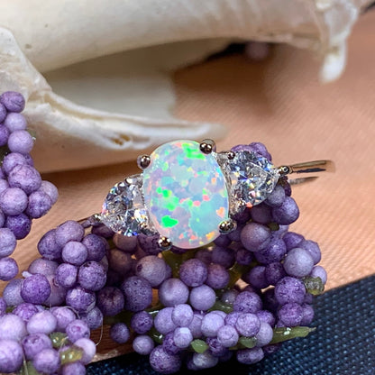 Enya Opal Celtic Ring