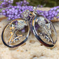 Realistic Scottish Thistle Earrings