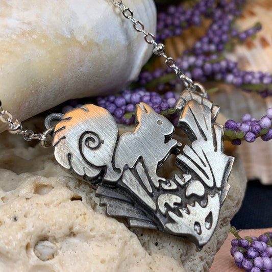 Forest Friend Squirrel Necklace