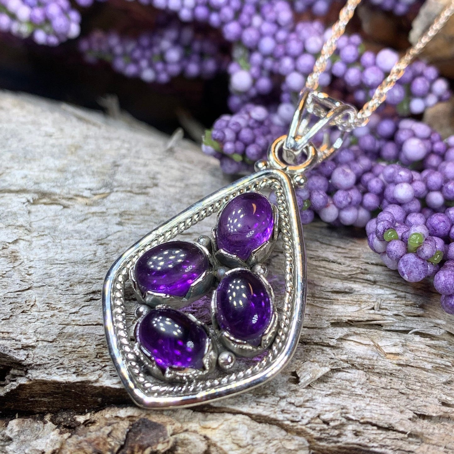 Regent Celtic Amethyst Necklace