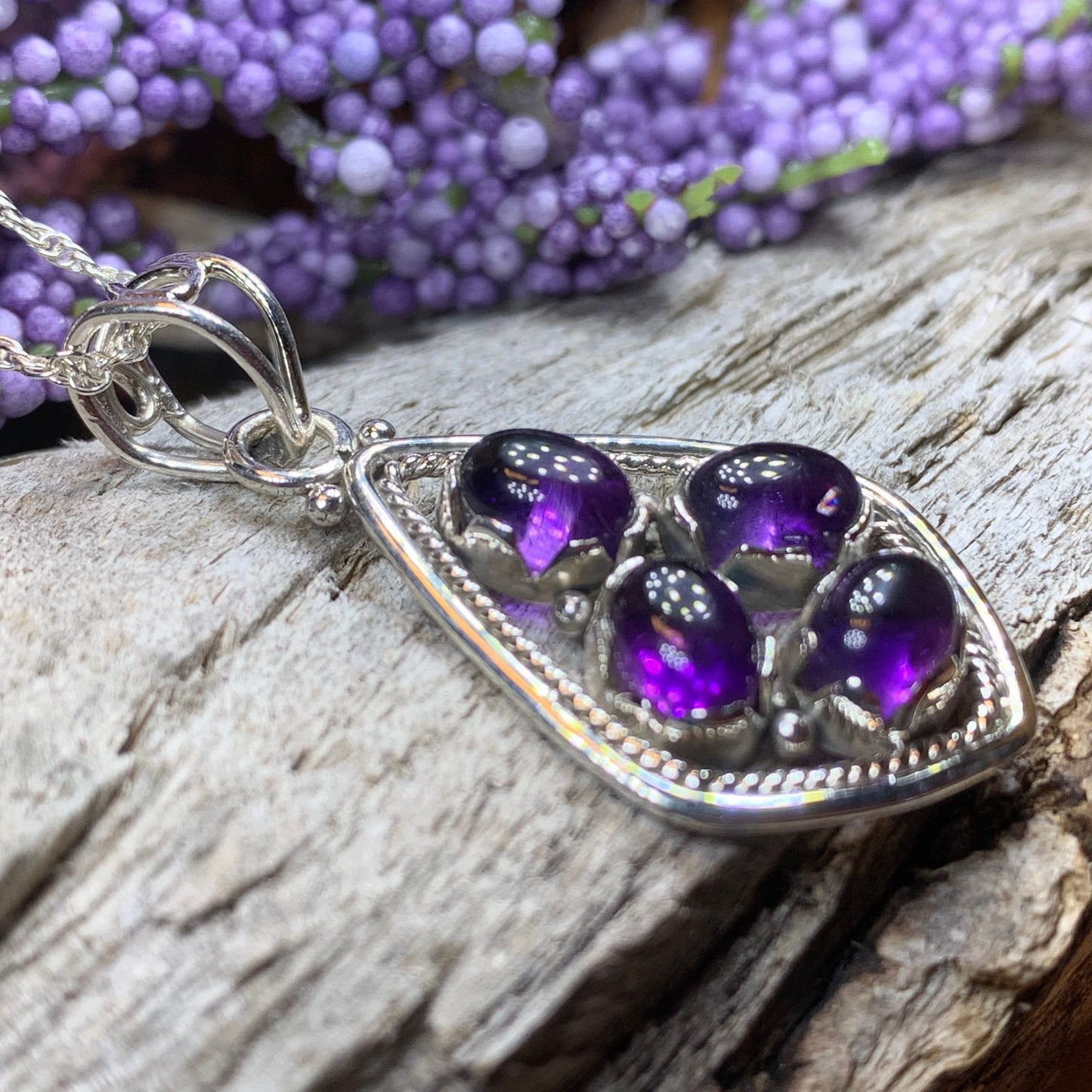 Regent Celtic Amethyst Necklace