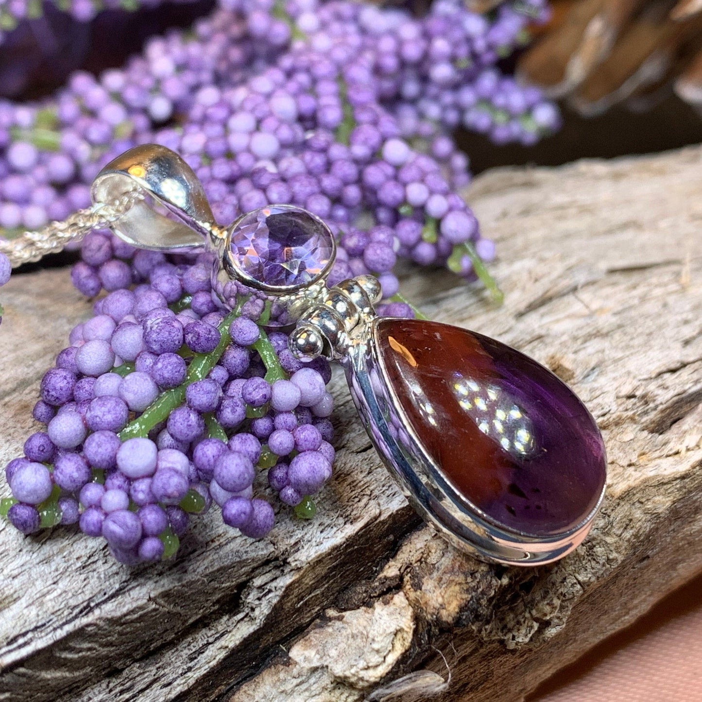 Celtic Amethyst Dusk Necklace