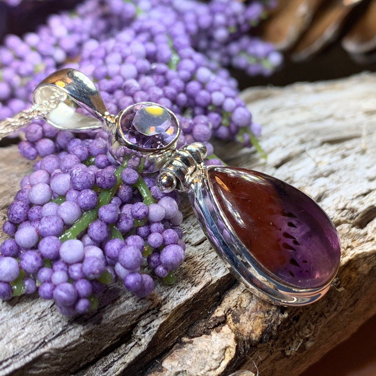 Celtic Amethyst Dusk Necklace
