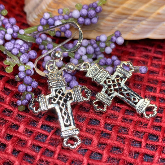 Celtic Cross Earrings