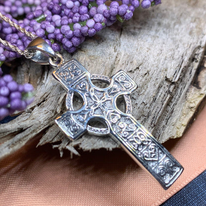Columba Celtic Cross Necklace