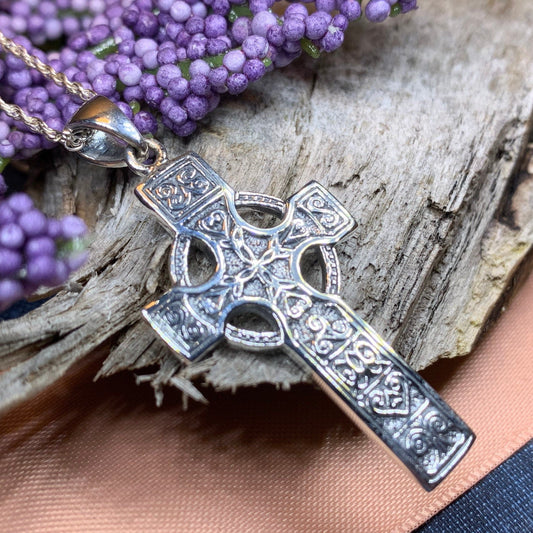 Columba Celtic Cross Necklace