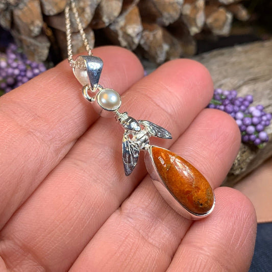 Summer Garden Bee Necklace