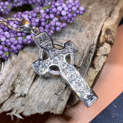 Columba Celtic Cross Necklace
