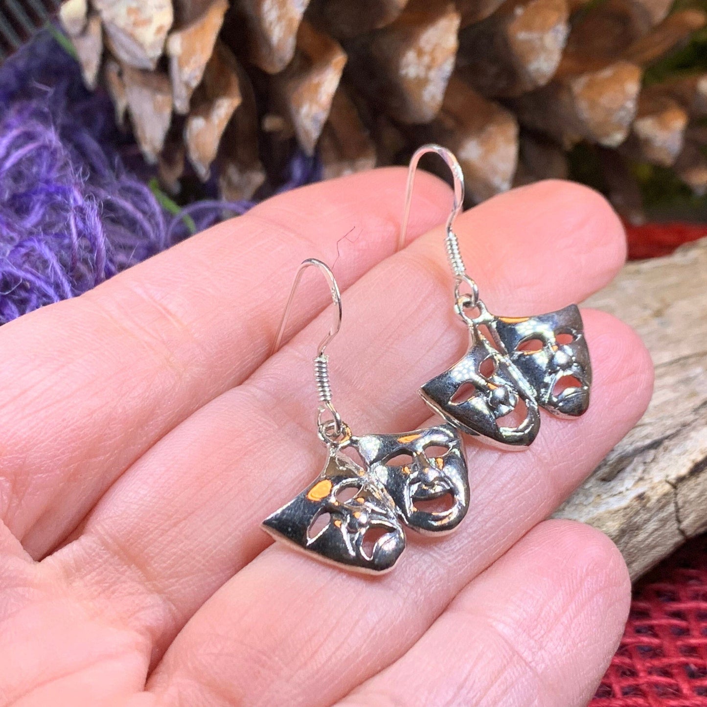 Theater Mask Earrings
