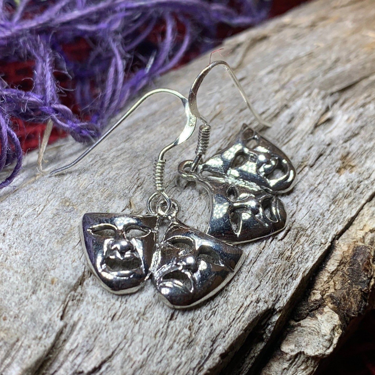 Theater Mask Earrings