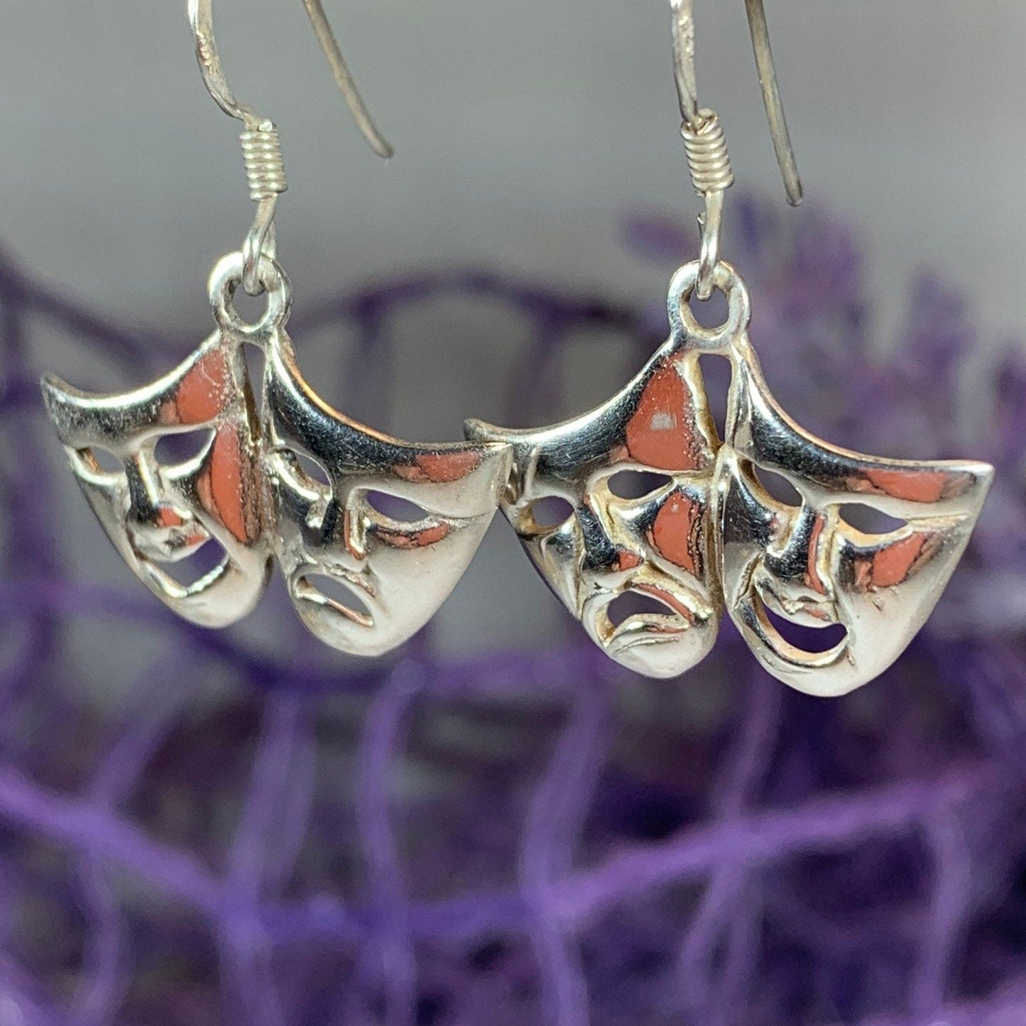 Theater Mask Earrings