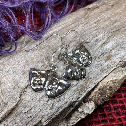 Theater Mask Earrings