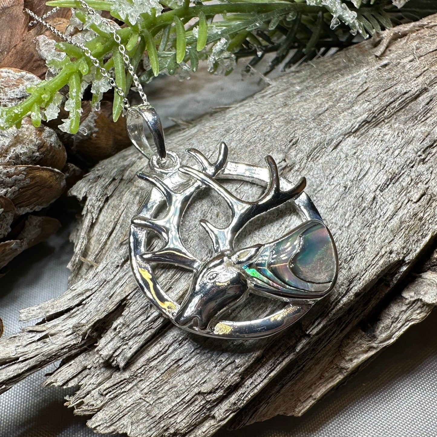 Stag of the Mist Necklace