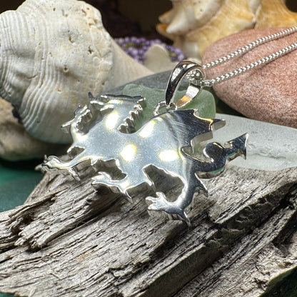Llywelyn Welsh Dragon Necklace