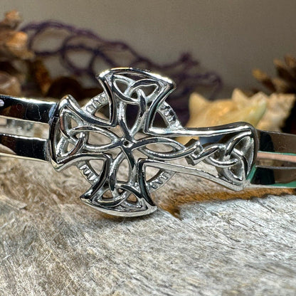 Celtic Cross Cuff Bracelet