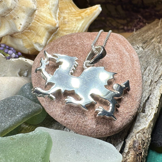 Llywelyn Welsh Dragon Necklace