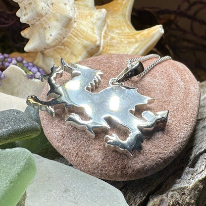 Llywelyn Welsh Dragon Necklace