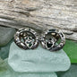 Irish Claddagh Stud Earrings