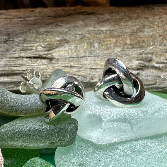 Vaylia Celtic Knot Post Earrings