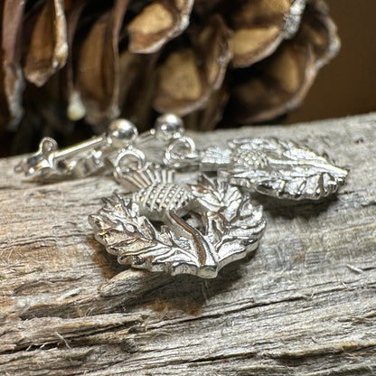 Realistic Thistle Earrings