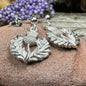 Realistic Thistle Earrings