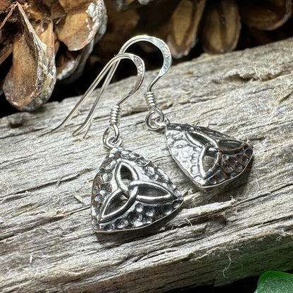 Delphine Trinity Knot Earrings
