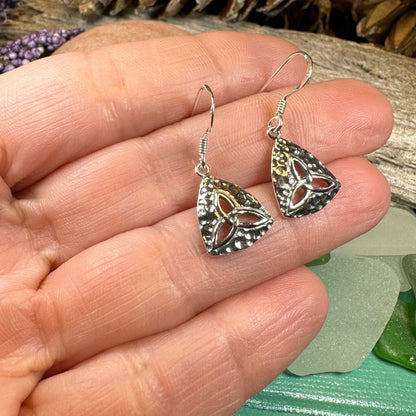 Delphine Trinity Knot Earrings