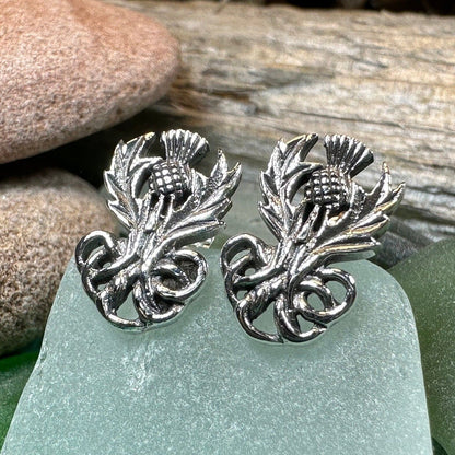 Heritage Thistle Post Earrings