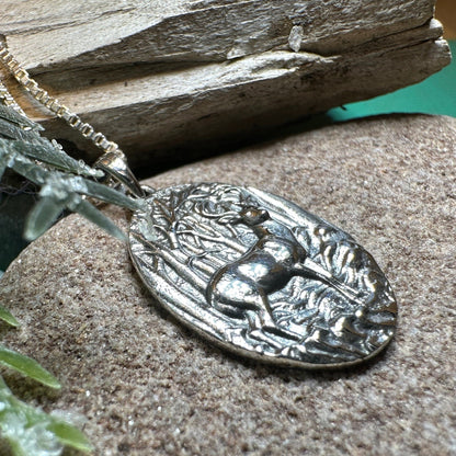 Forest Deep  Stag Necklace