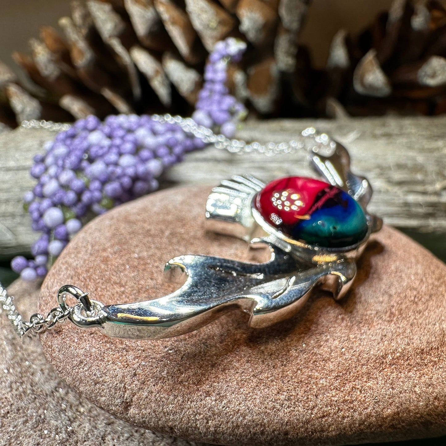 Heathergems Thistle Necklace