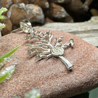 Eternal Spiral Tree of Life Necklace