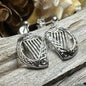 Liffey Harp Post Earrings