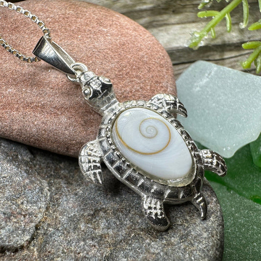Shiva Shell Turtle Necklace