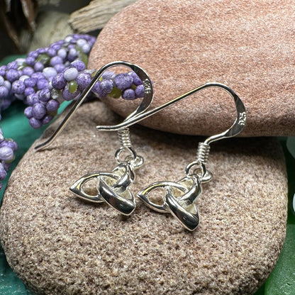 Petite 3-D Trinity Knot Earrings