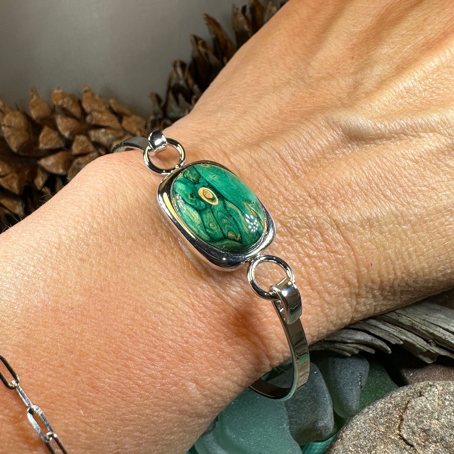 Square Scotland Heathergems Bracelet